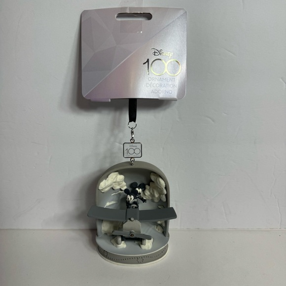 NWT. Disney Mickey and Minnie Disney100 Eras Sketchbook Ornament, Plane Crazy. - Picture 5 of 9